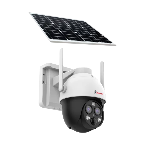 3MP 4G Solar Dual Lens Mini Pan-Tilt Camera  | Auto Human Tracking | 10X Digital Zoom